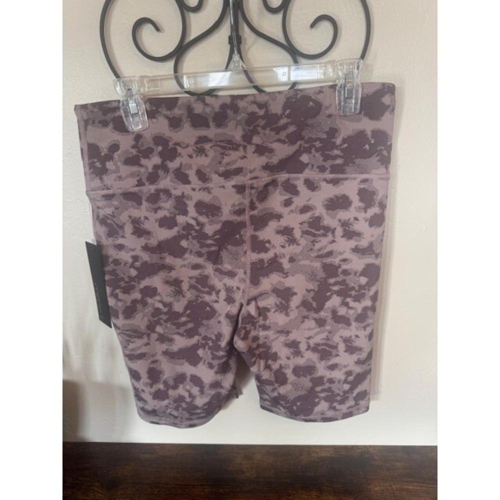 New Mono B biker athletic running active loungewear animal print shorts size XL